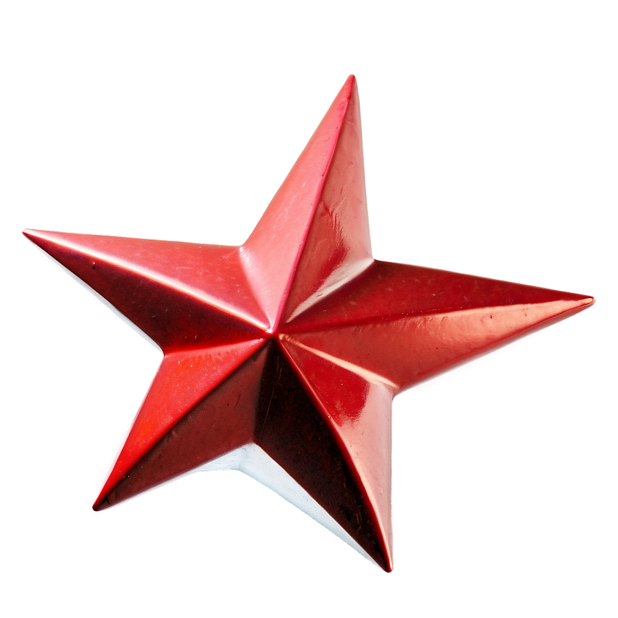 Modern Red Star Png 05232024