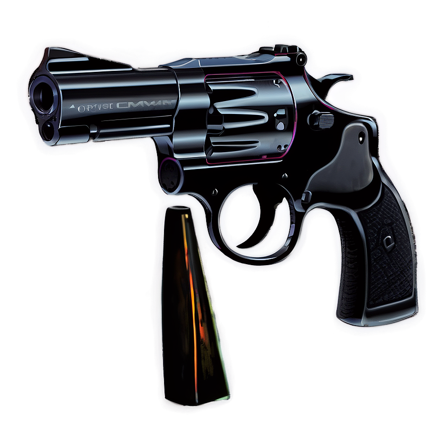 Modern Revolver Silhouette Png Eve90