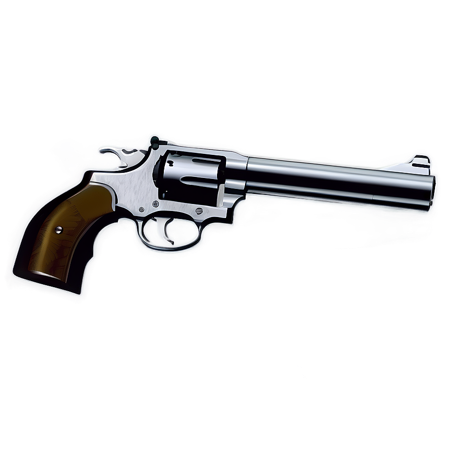 Modern Revolver Silhouette Png Iyw80