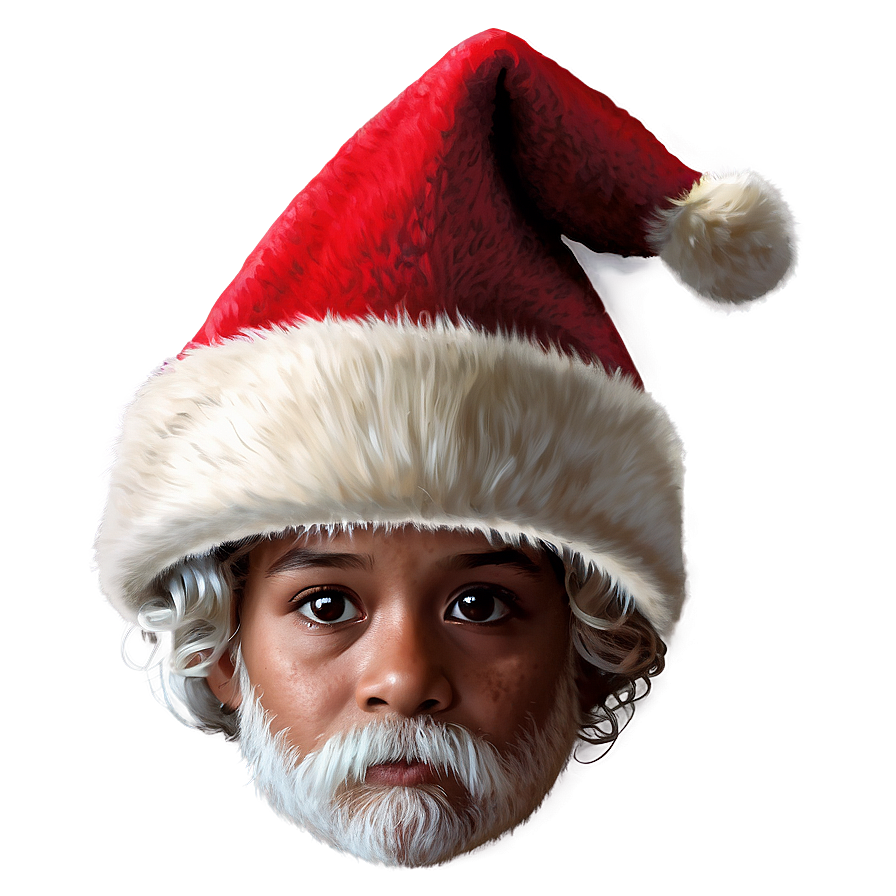 Modern Santa Hat Look Png 44