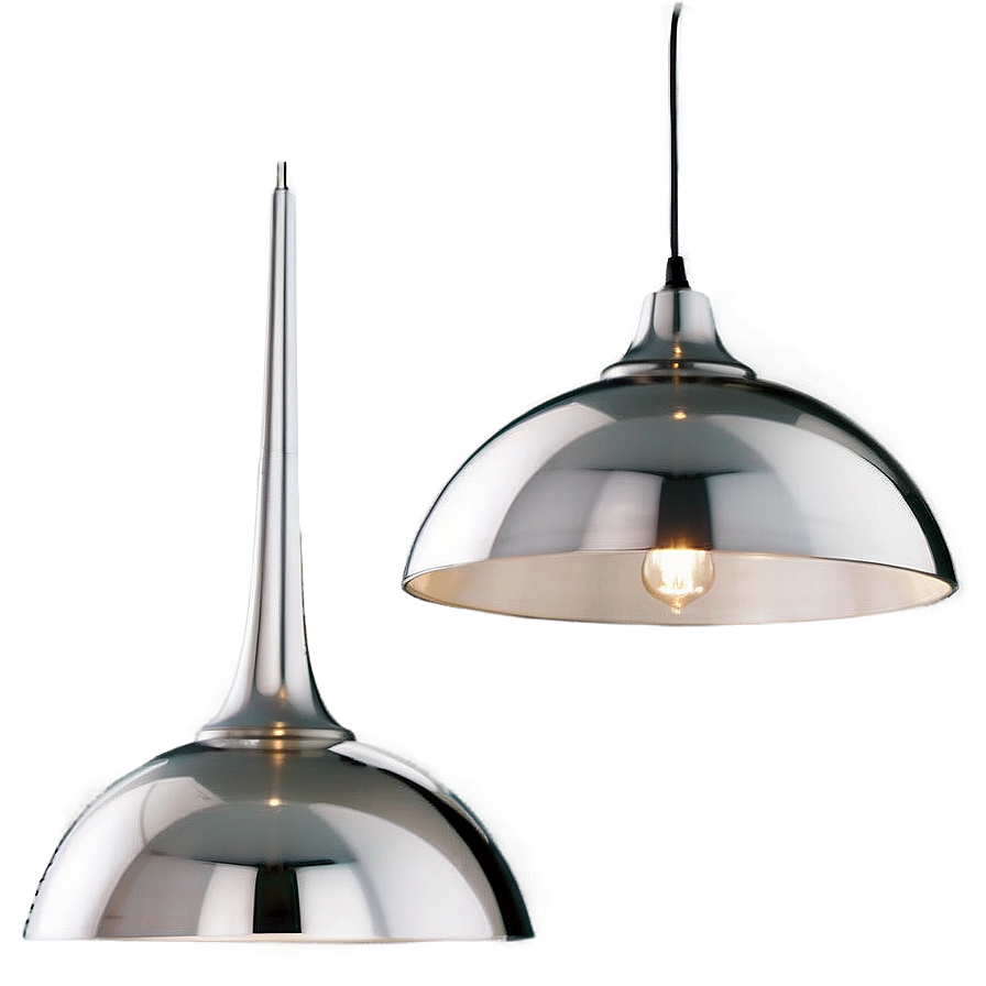 Modern Silver Lamp Png 06112024