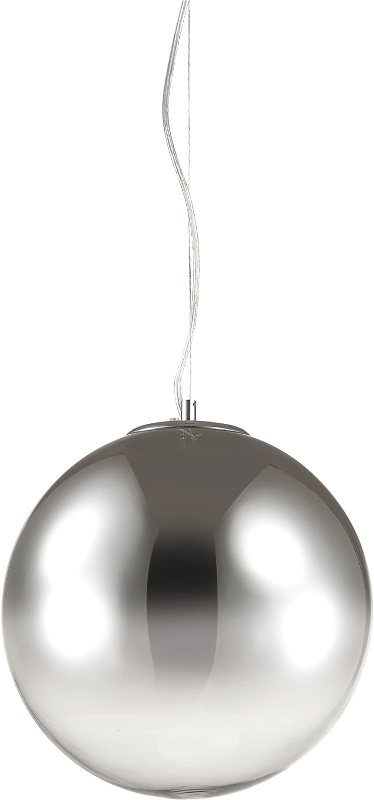 Modern Silver Pendant Light