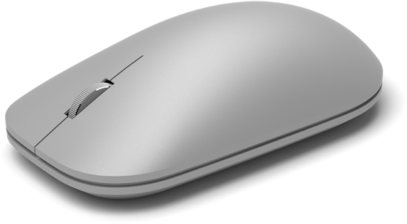 Modern Silver Wireless Mouse