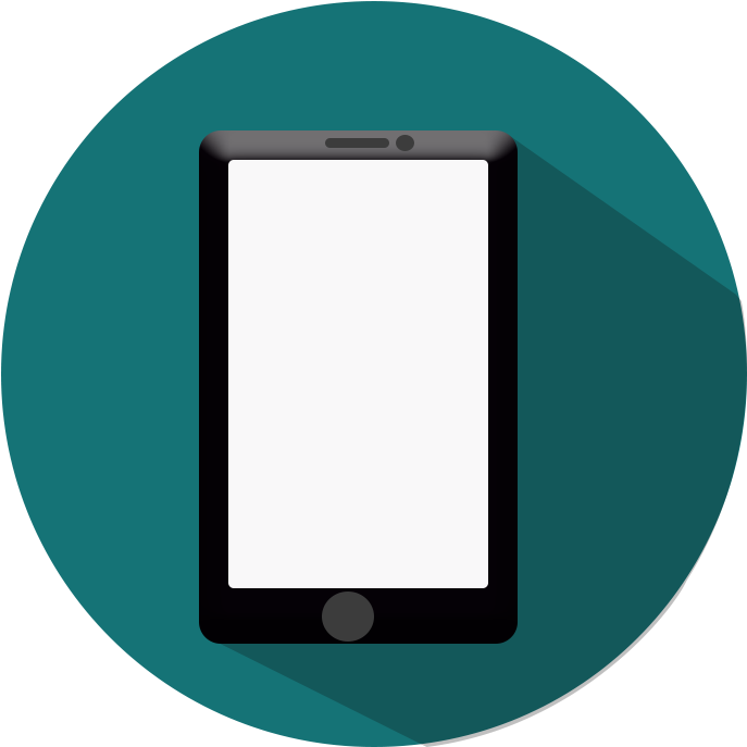 Modern Smartphone Blank Screen