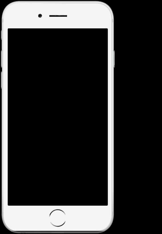 Modern Smartphone Blank Screen