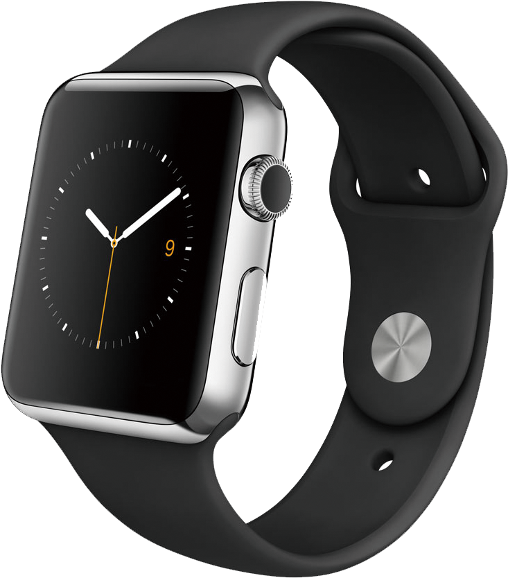 Modern Smartwatch Black Band