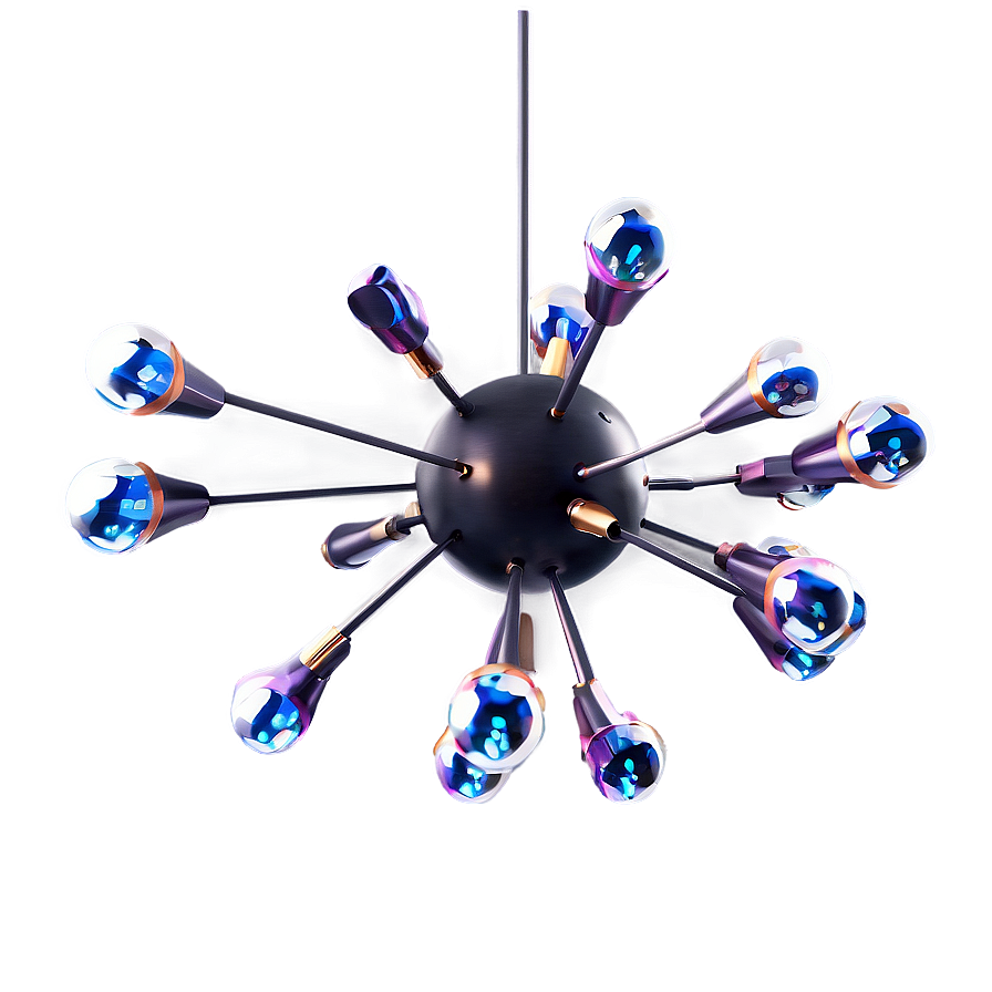 Modern Sputnik Chandelier Png Gqm81