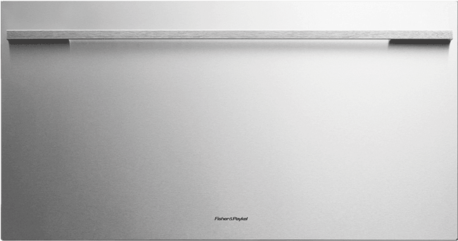 Modern Stainless Steel Refrigerator Front View