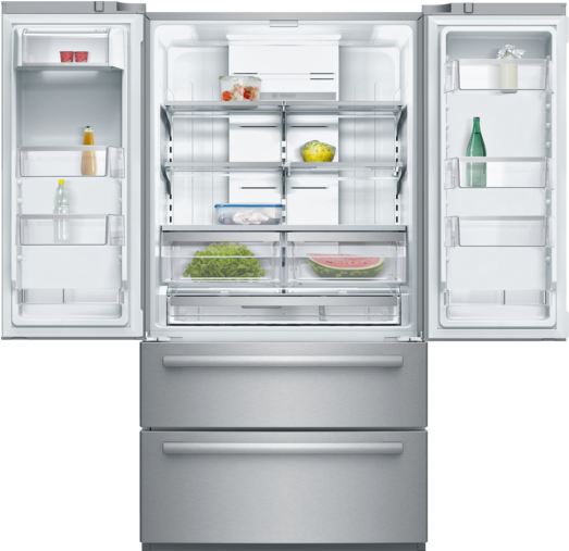 Modern Stainless Steel Refrigerator