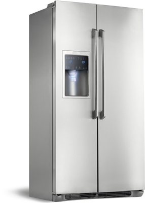 Modern Stainless Steel Refrigerator