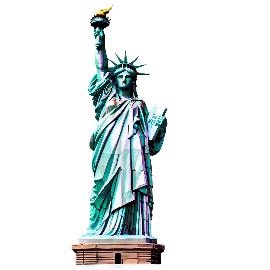 Modern Statue Of Liberty Graphic Png Vgr