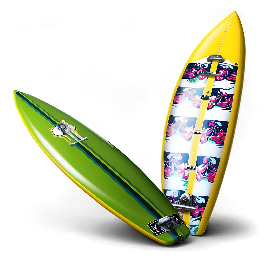 Modern Surfboard Illustration Png 19