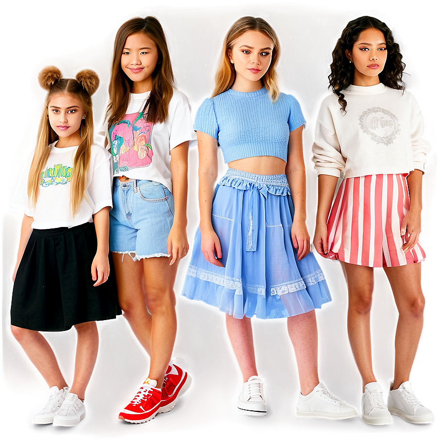 Modern Teen Fashion Png Pfa