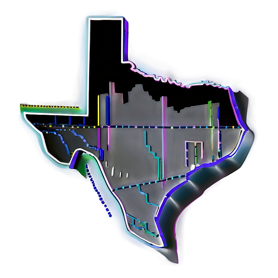 Modern Texas Outline Png Ceu17