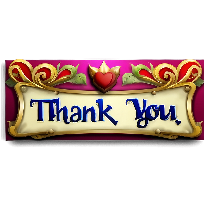 Modern Thank You Stickers Png Bet24