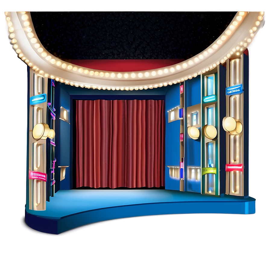 Modern Theatre Stage Png Sxv