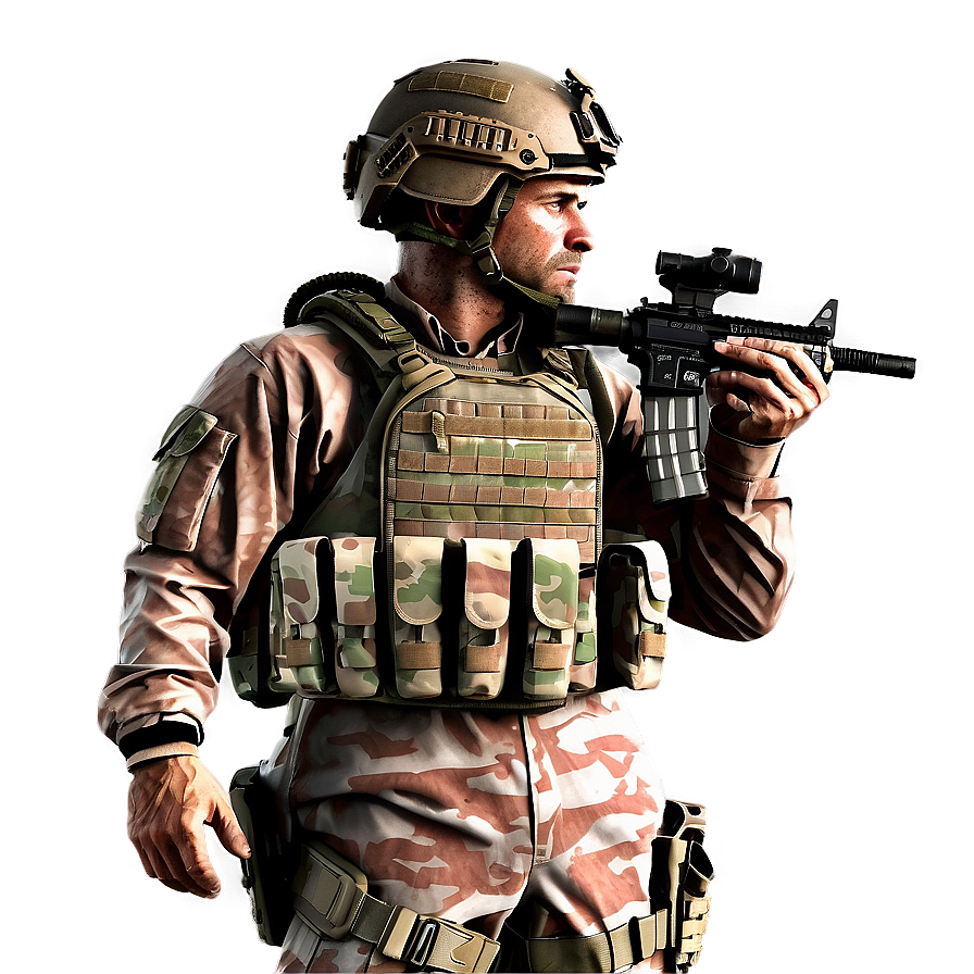 Modern Warfare Soldier Png Mge54