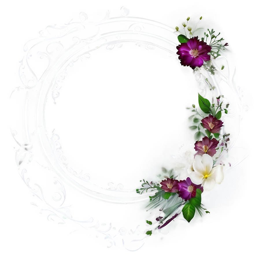 Modern Wedding Frame Png Eva29