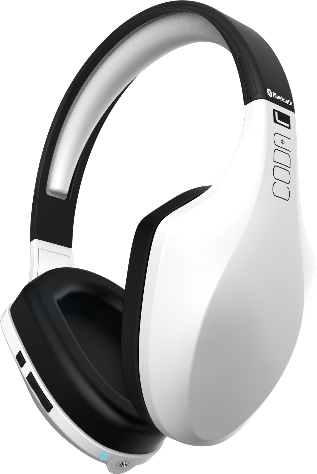 Modern White Bluetooth Headset