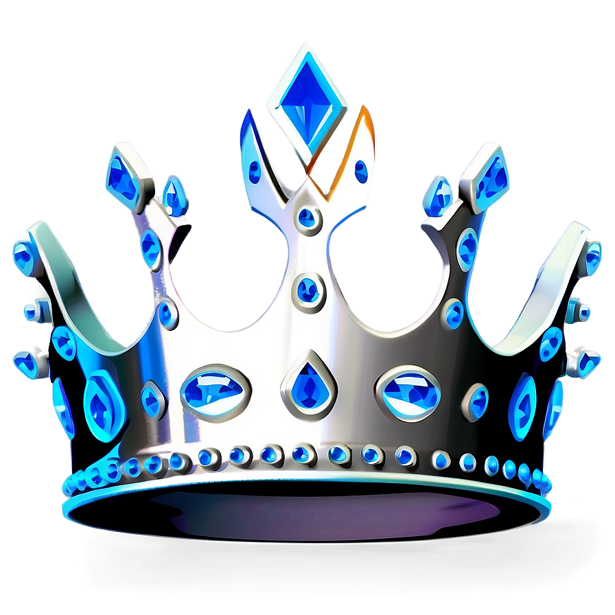 Modern White Crown Design Png Gqf16