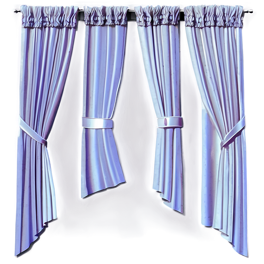 Modern White Curtains Png Siq