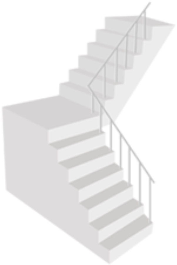 Modern White Staircase Design