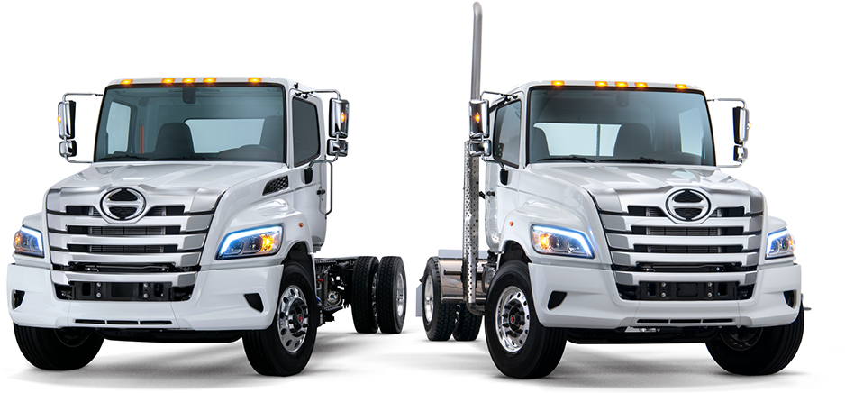 Modern White Transport Trucks