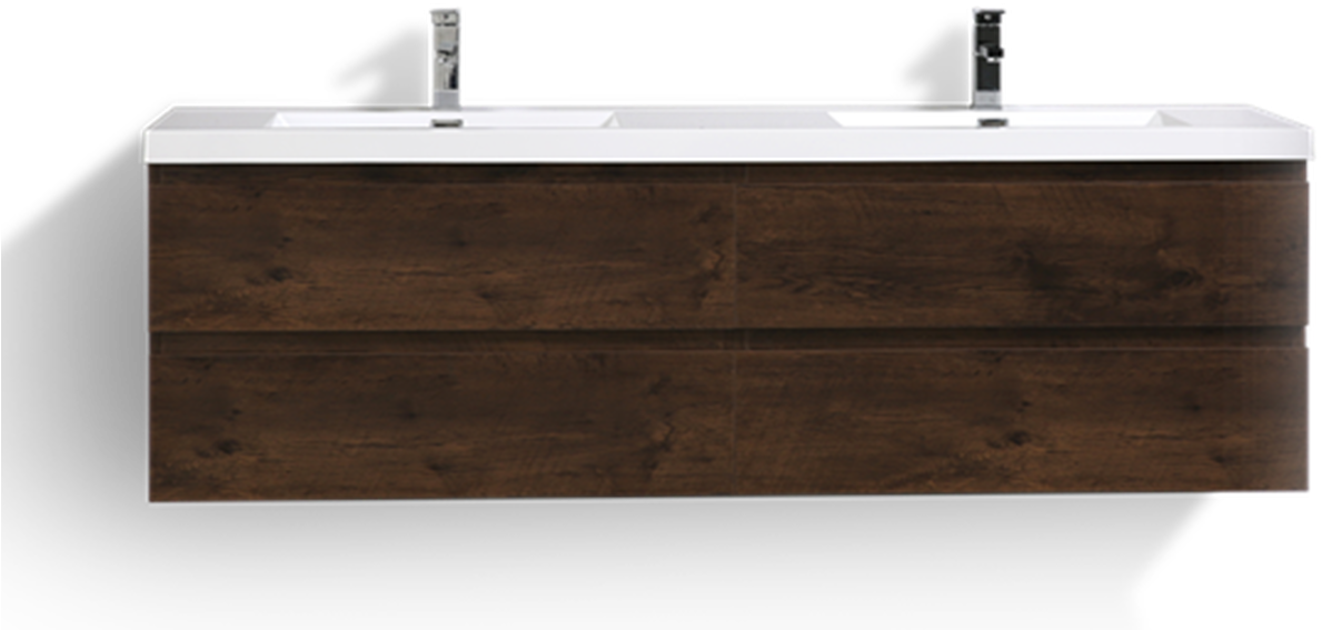 Modern Wooden Bathroom Vanity Unit