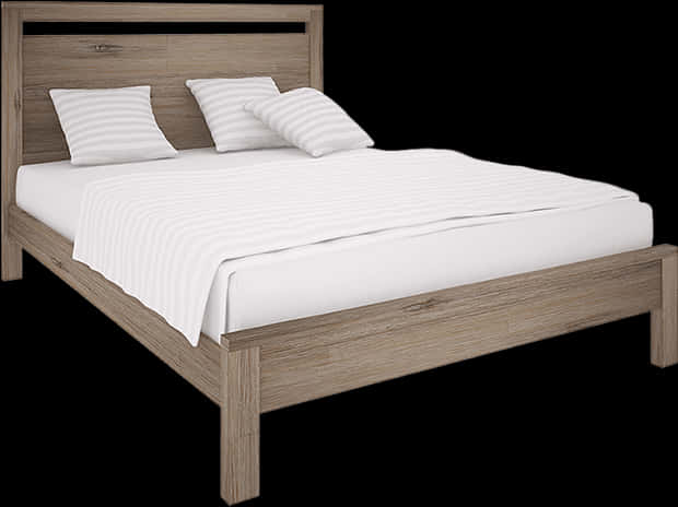 Modern Wooden Bed Design