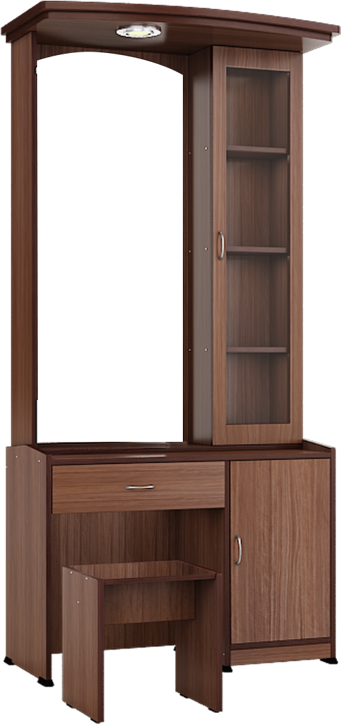 Modern Wooden Dressing Table With Mirror