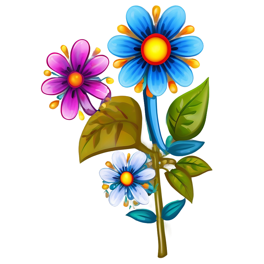 Modest Flower Artwork Png Ugs10