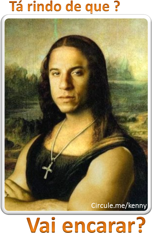 Mona Lisa Parodywith Modern Man