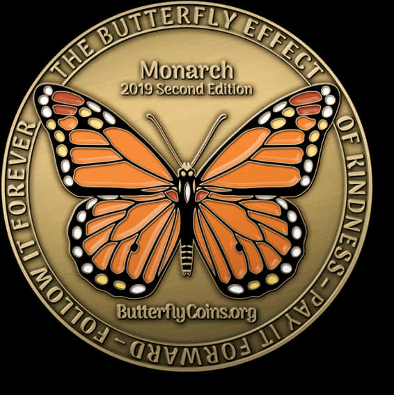 Monarch Butterfly Effect Coin2019