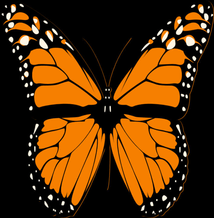 Monarch Butterfly Illustration