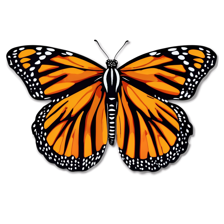 Monarch Butterfly Pattern Png 05252024