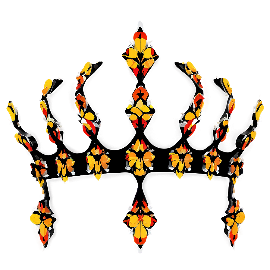 Monarch Crown Silhouette Png 9