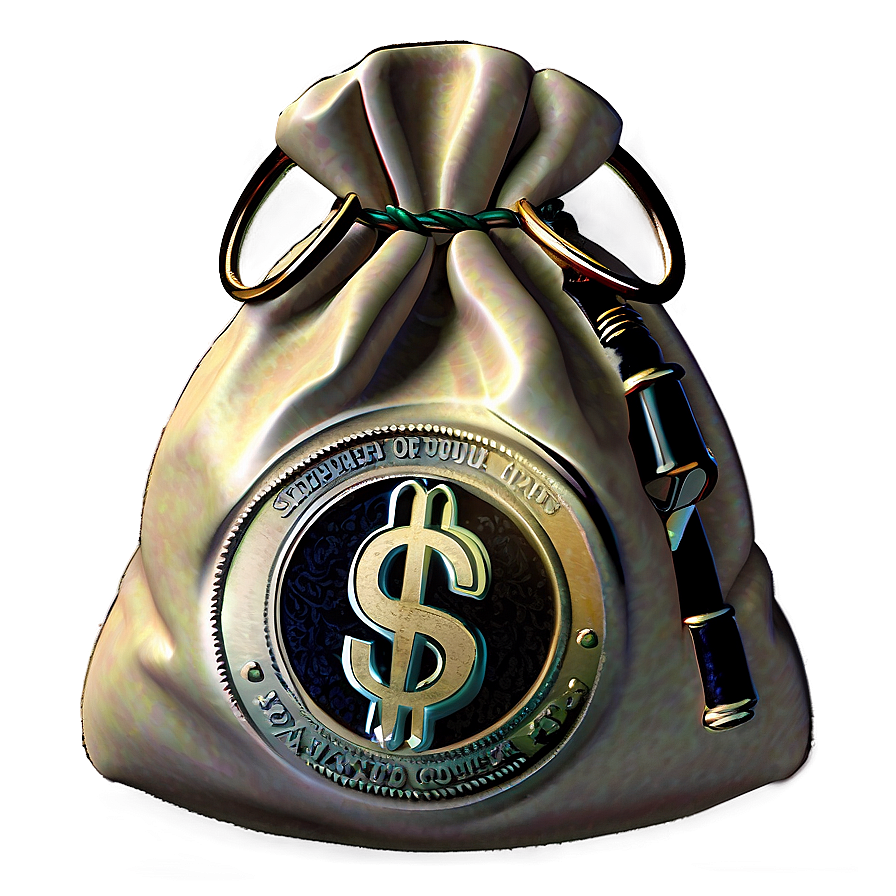 Money Bag And Keys Png 30