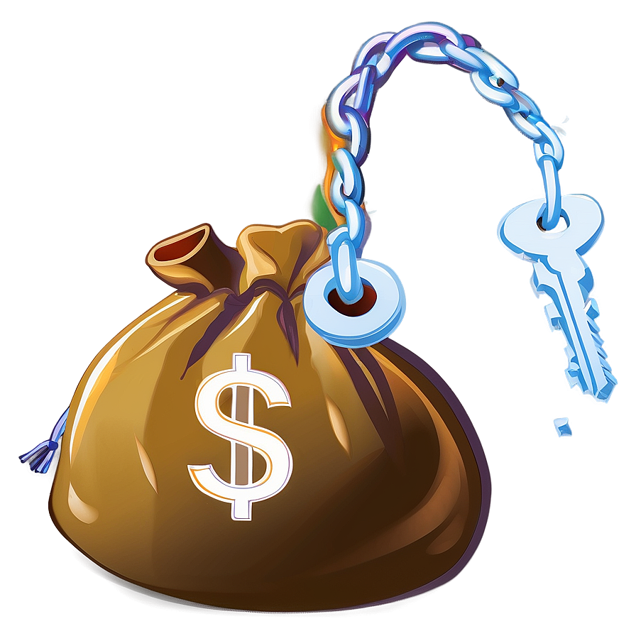 Money Bag And Keys Png 41