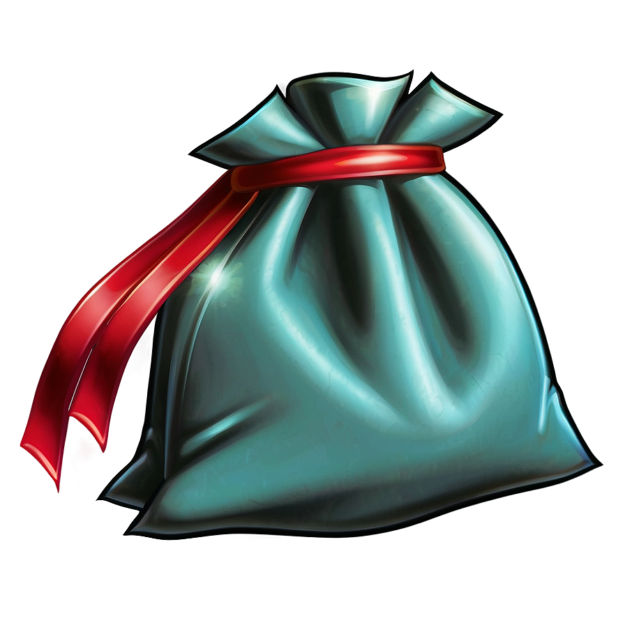 Money Bag With Bow Png Sdj