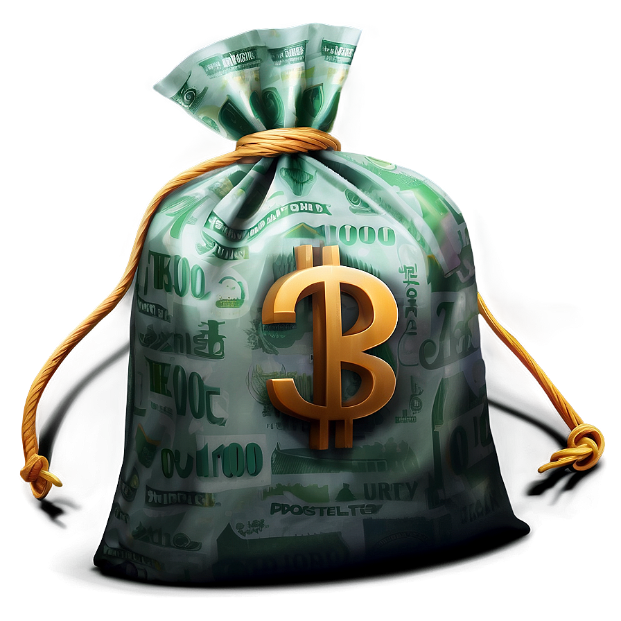 Money Bundle Bag Png 63