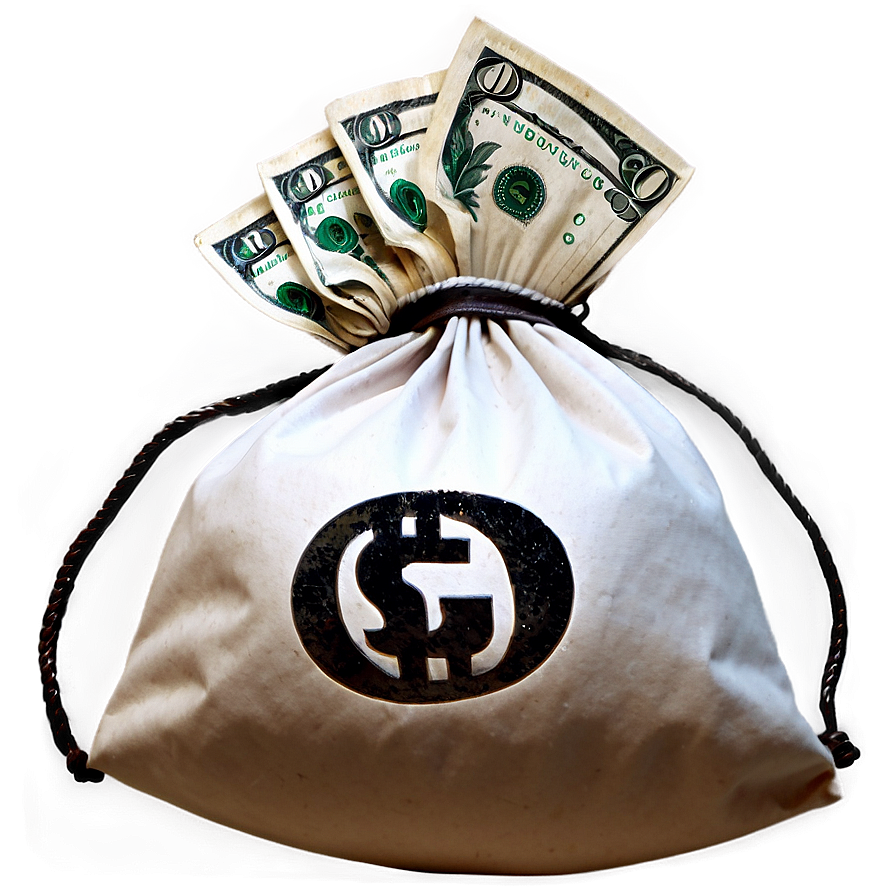 Money Sign And Bag Png Slj33