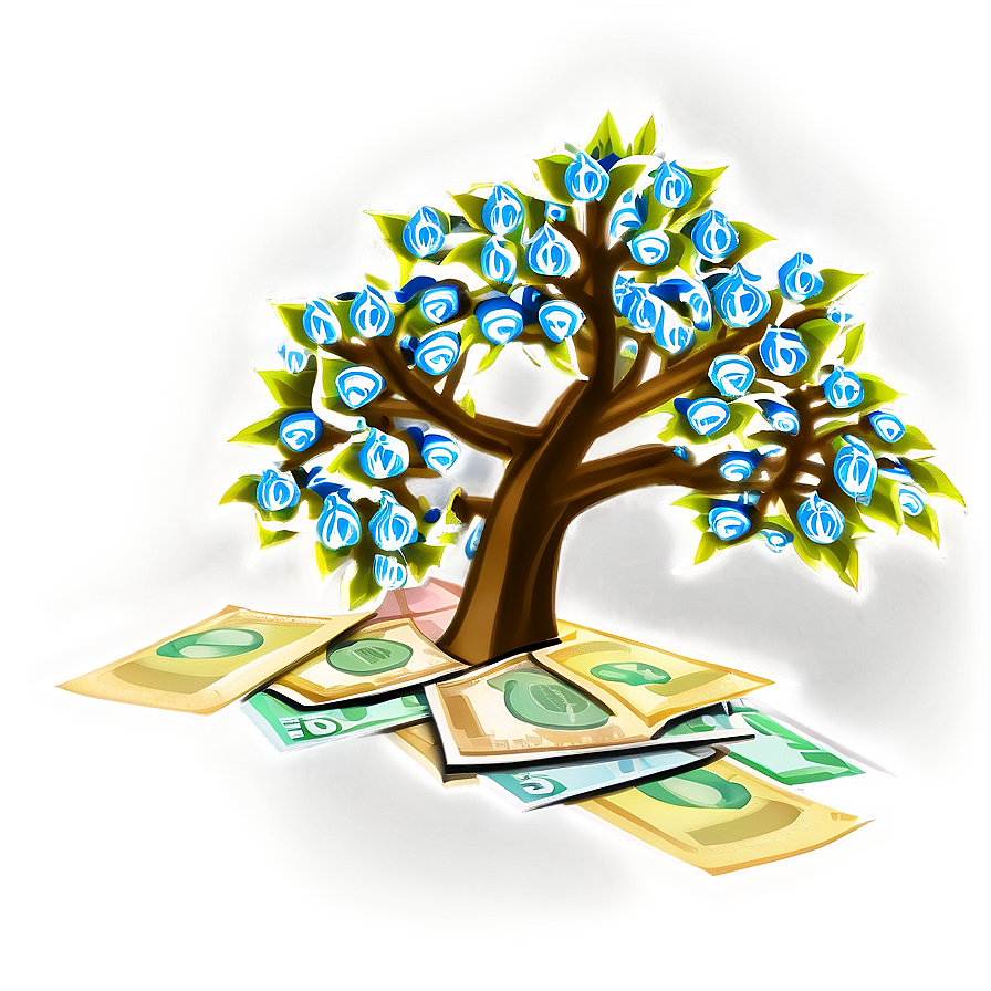 Money Tree Drawing Png 06272024