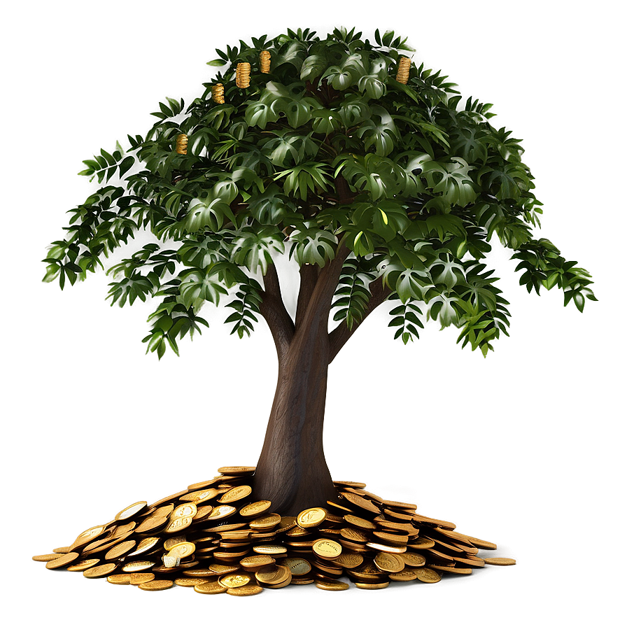 Money Tree On Hill Png 79