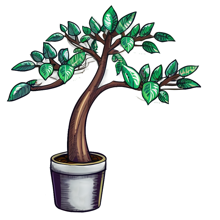 Money Tree Sketch Png 31