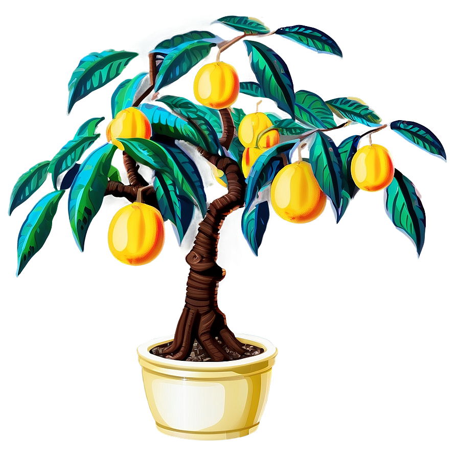 Money Tree With Fruits Png 41