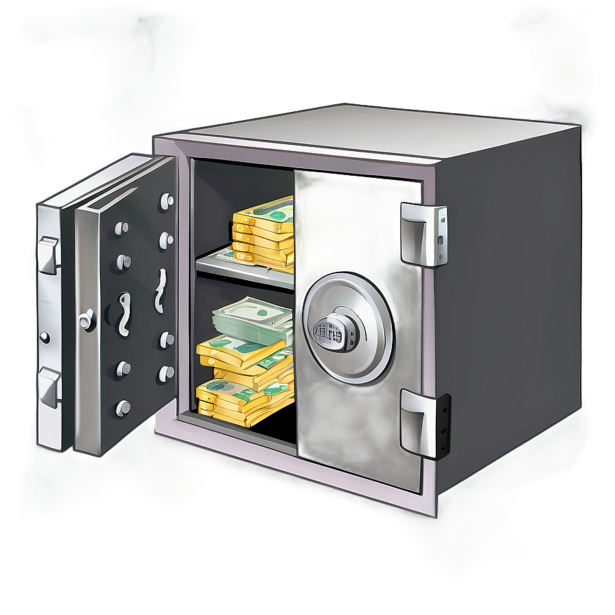 Money Vault Cartoon Png Mcg