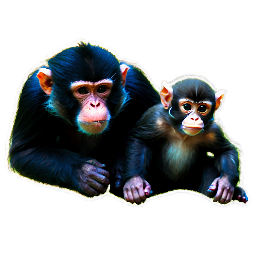 Monkey And Baby Png Yud11