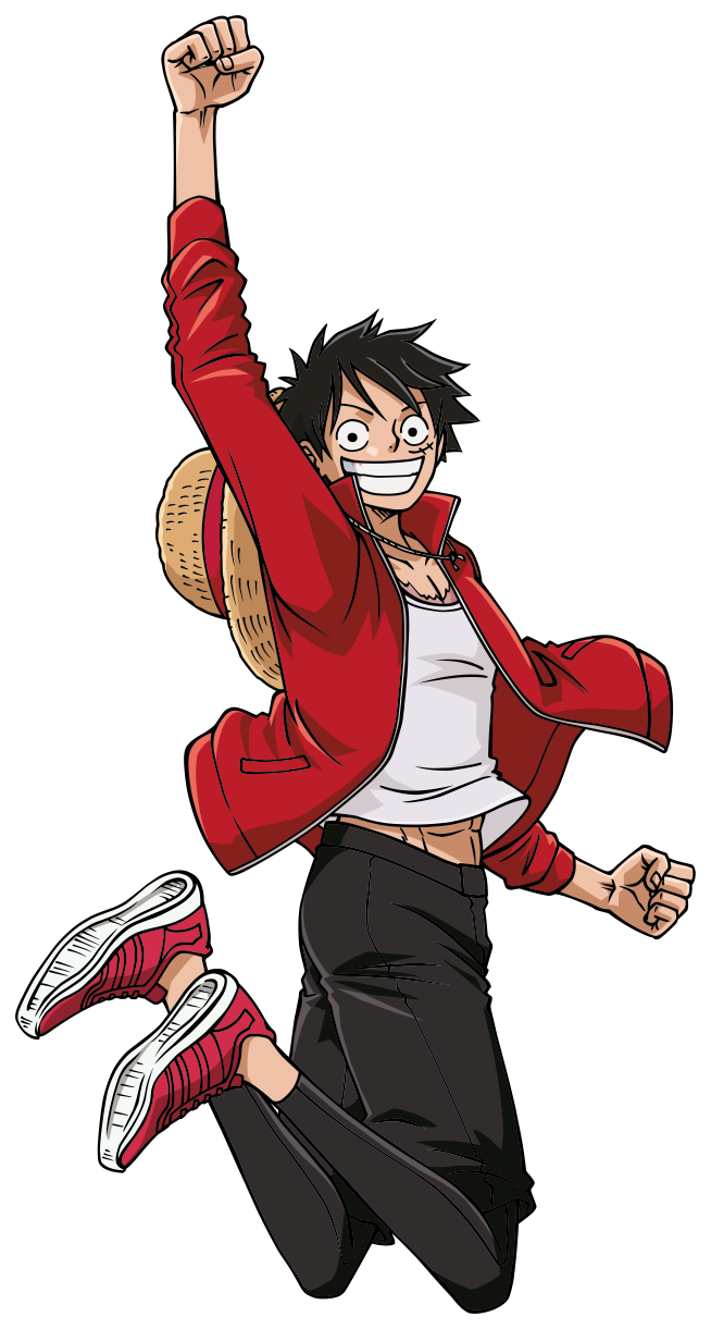 Monkey D Luffy Jumping Pose