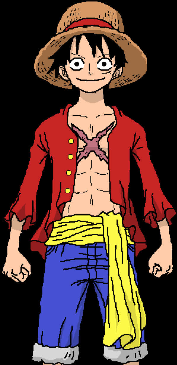 Monkey D Luffy One Piece Character