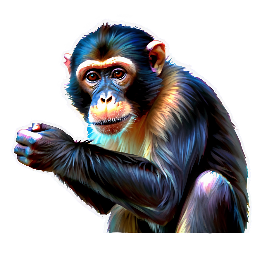 Monkey Drawing Png Gyl